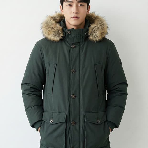 타미힐피거(Tommy Hilfiger) 프리미엄 구스다운 파카