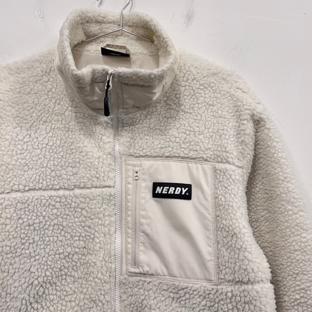 널디 러버와펜 포켓 뽀글이 하이넥 플리스