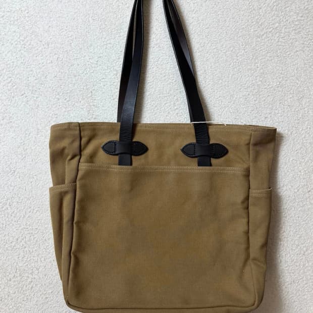 필슨 FILSON 260 Tan 러기드 트윌 토트백 A1696