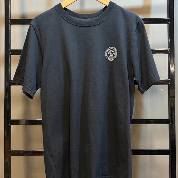 [1] WTAPS 더블탭스 블랙 서클로고 티셔츠 면100% 일본산 8.9