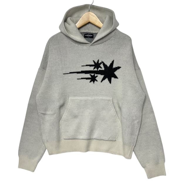 나이스고스트클럽 스타로고 니트후드