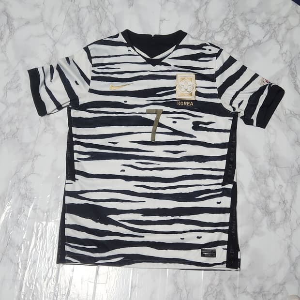 나이키 대한민국 국대 어웨이 축구 유니폼 반팔