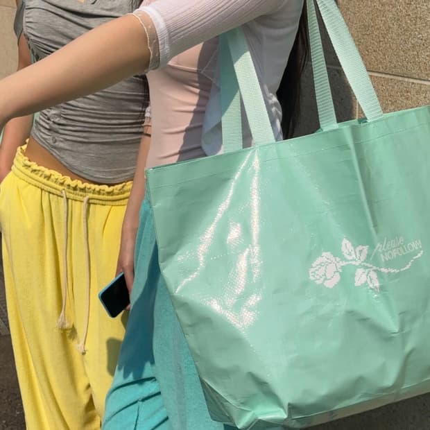 플노팔 로고 타포린백(민트)