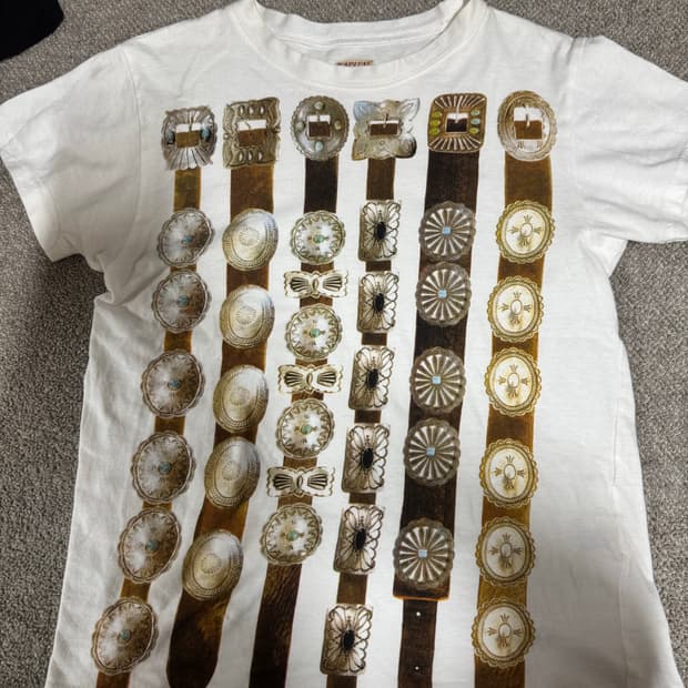 캐피탈 20 콘초 벨트 크루 반팔 티셔츠 xs