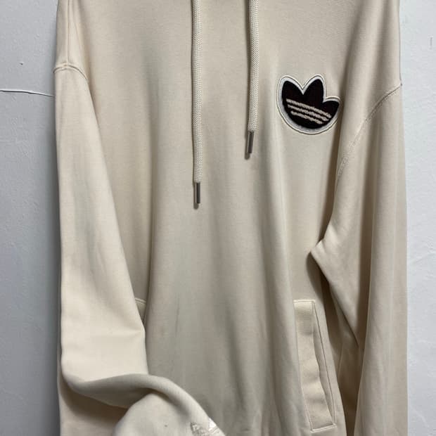 아디다스 오리지널 베이지 후드
