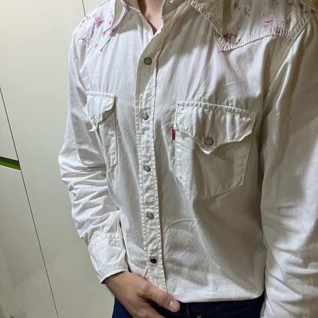 (M) 리바이스 웨스턴 셔츠