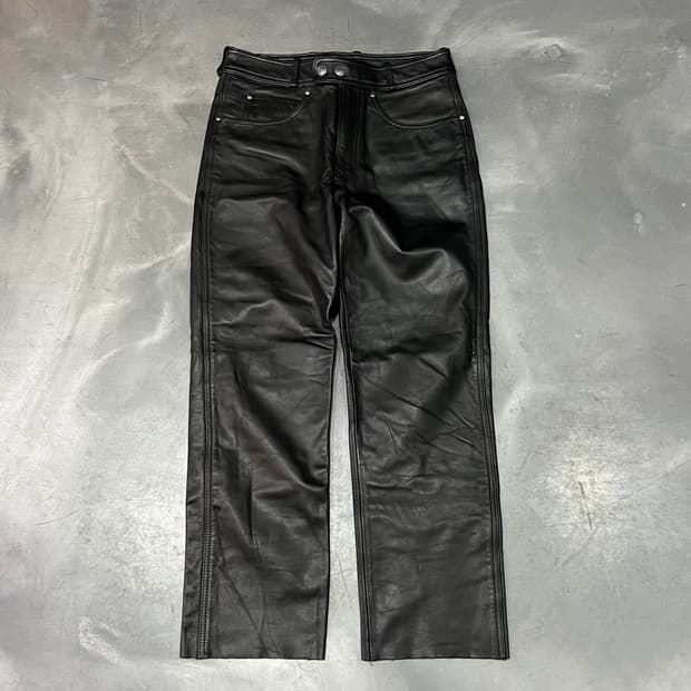  할리데이비슨 레더 바이커 팬츠 y15281