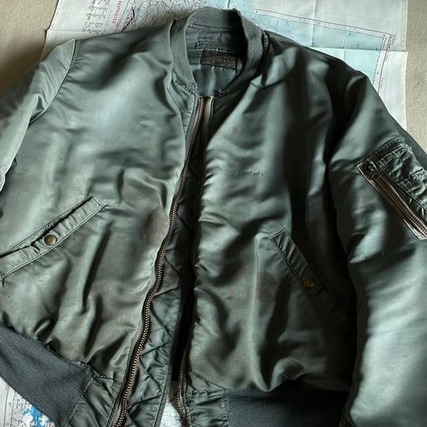 [L]50s 오리지널 ma-1 카키