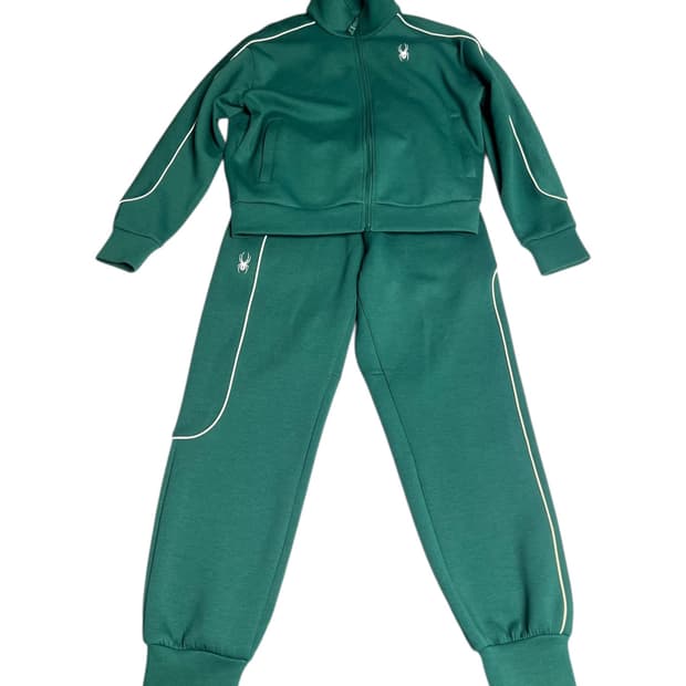 스파이더 그린 트레이닝 셋업 S 