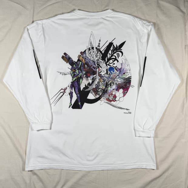 에반게리온 긴팔 티셔츠 긴팔티