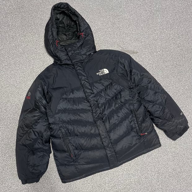 노스페이스 써밋 블랙 패딩