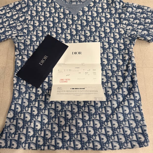 25ss 디올 오블리크 반팔