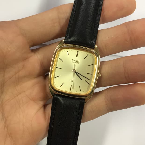 80s seiko chariot quartz gold