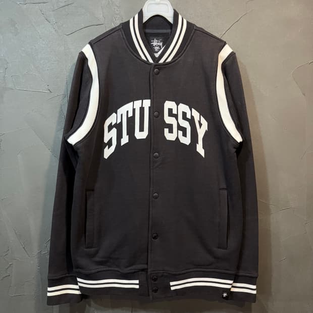 [M] STUSSY 스투시 빈티지 스웻 자켓