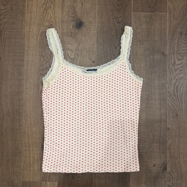 브랜디멜빌 하트 레이스 탱크탑 