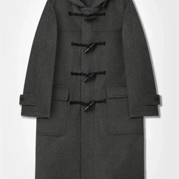 로파이 오버핏 더플 코트 