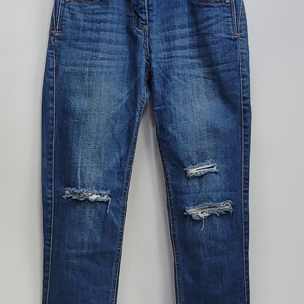 TIME 한섬 타임 세미 부츠컷 데님 청바지 / 여 61-90 커팅진
