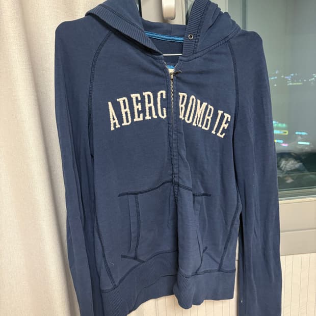 아베크롬비 후드집업 네이비 L