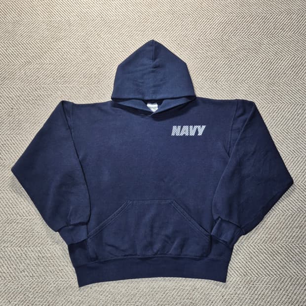 미군 NAVY 후드