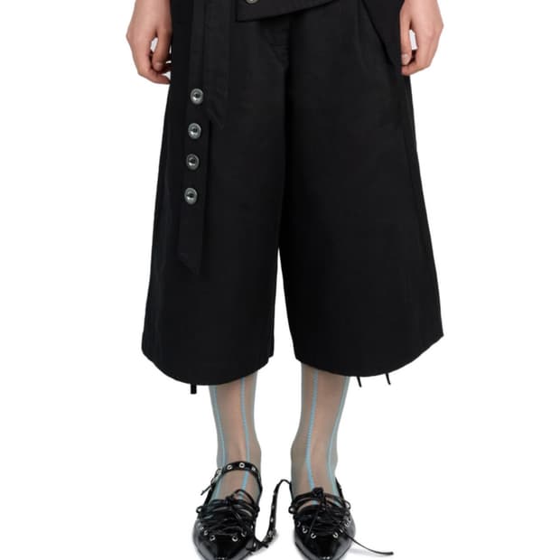 Begbegbeg wrap belt short