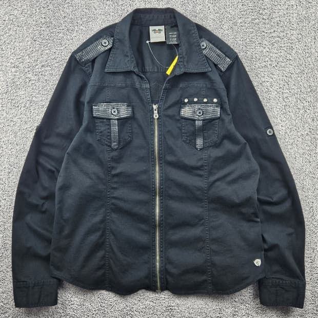 할리데이비슨 스팽글 포인트 집업 셔츠 자켓 ( M추정 ) / 11668