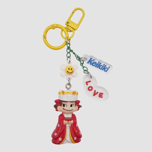 페코짱 신부 데이지 LOVE 키링