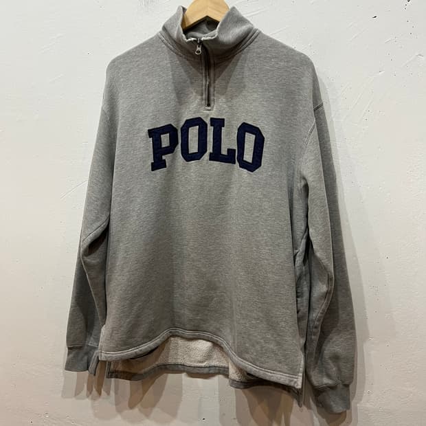 폴로스포츠 POLO 성조기 하프집업 맨투맨 스웻셔츠 