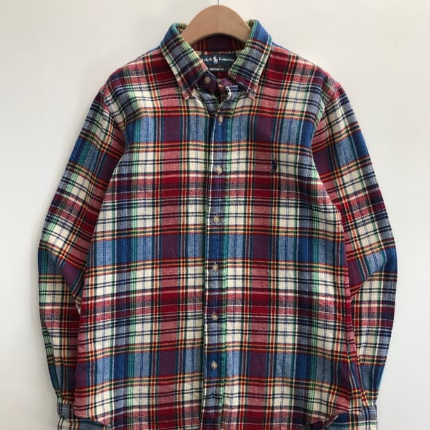 Polo 폴로 랄프로렌 멀티컬러체크 커스텀핏 코튼 셔츠