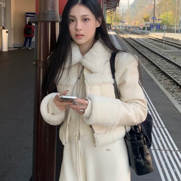 카키포인트 무스탕 팔아요