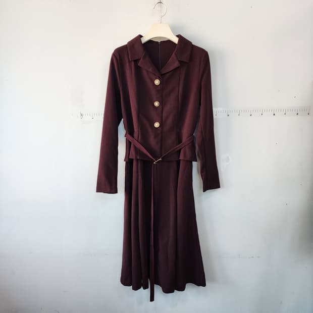 로나피아 와인 벨트 롱원피스