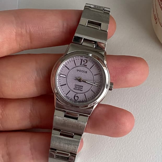 Citizen 시티즌 Eco-drive 에코드라이브 쿼츠 레이디스 라벤더