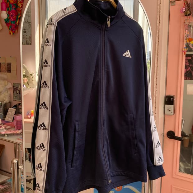 아디다스 adidas 네이비 트랙 집업