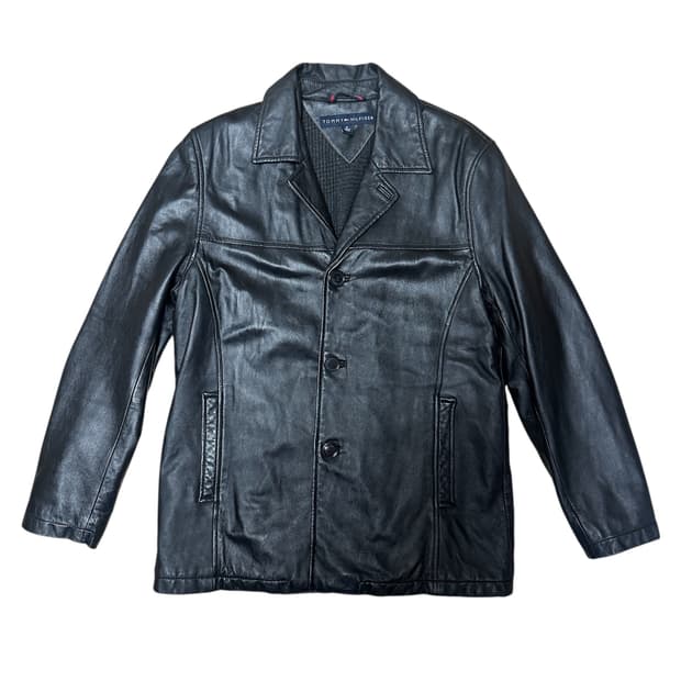 타미힐피거 리얼레더 카코트 S