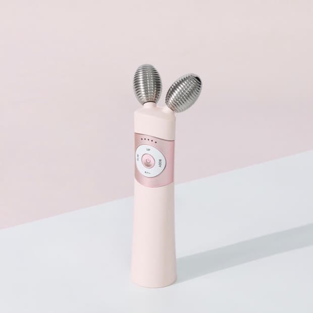 핑크에디션 마미케어 EMS 브이쎄라 중주파 얼굴마사지기