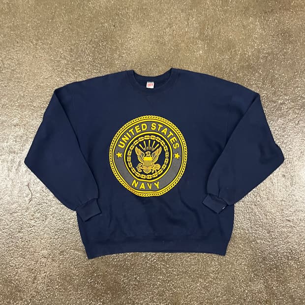 90s NAVY 밀리터리 스웻셔츠 (105)