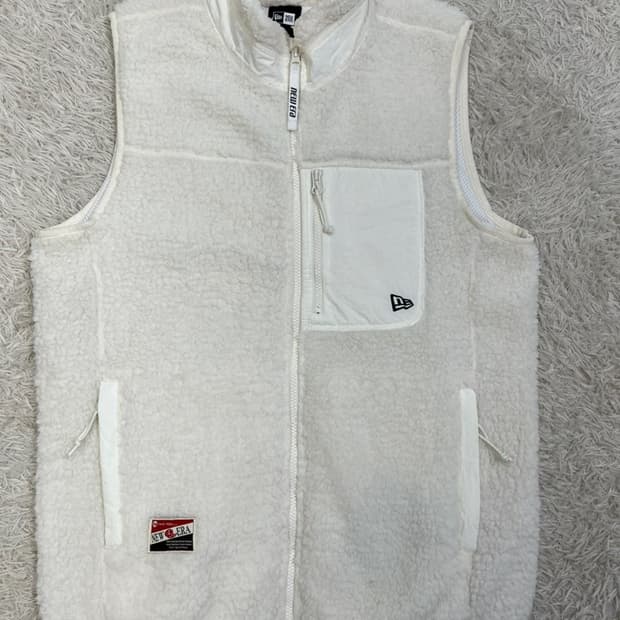 뉴에라 양털후리스 집업 조끼/#2885