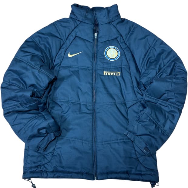 바배) 나이키 00s 골드스우시 인터밀란 패딩 자켓