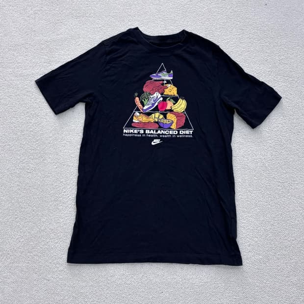 XL 나이키 그래픽 반팔 티셔츠 0316E