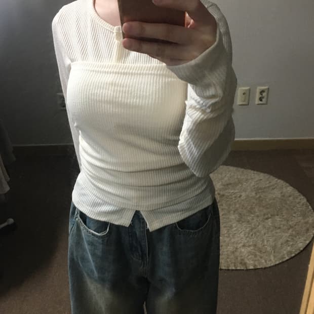 레이어드탑가디건