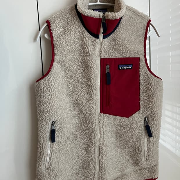 파타고니아 / 레트로X 베스트 우먼 / 아이보리레드