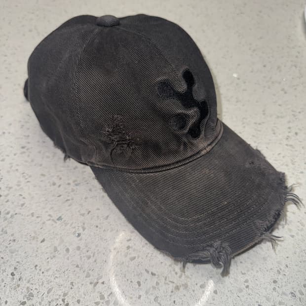 vujade destroyed pl denim hat