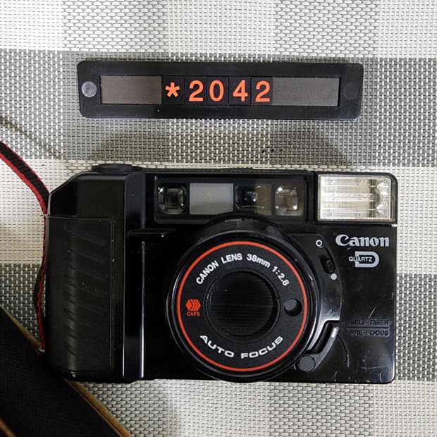 캐논 오토보이 2 데이터백 필름카메라 파우치포함