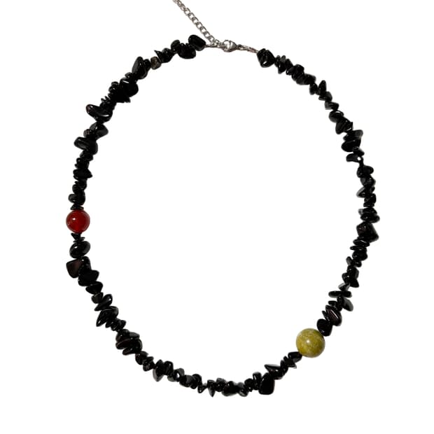 Charm stone necklace