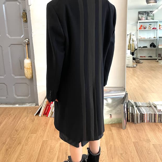 [50] 겐조 KENZO 스트라이프 울 코트