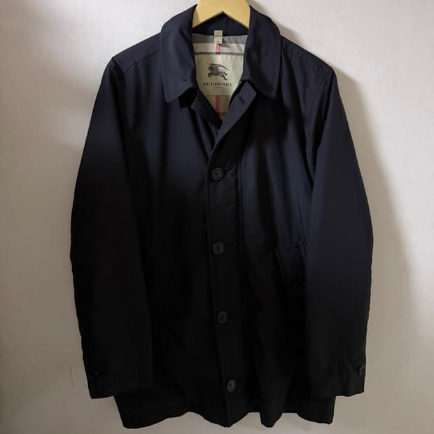 버버리 노바체크 퀄팅 남성 맥코트 M(100-슬림 105)