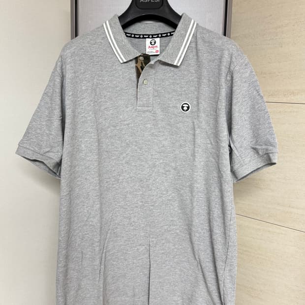 AAPE 그레이 피케티 XXL 사이즈