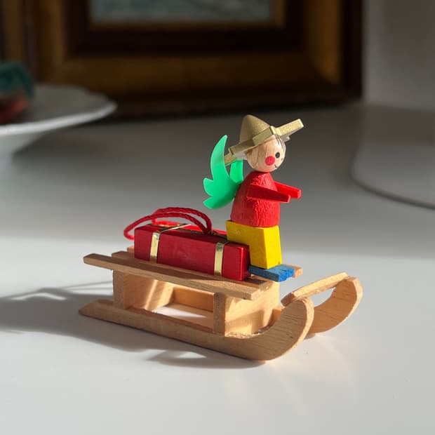 독일 Erzgebirge 원목 크리스마스 오너먼트