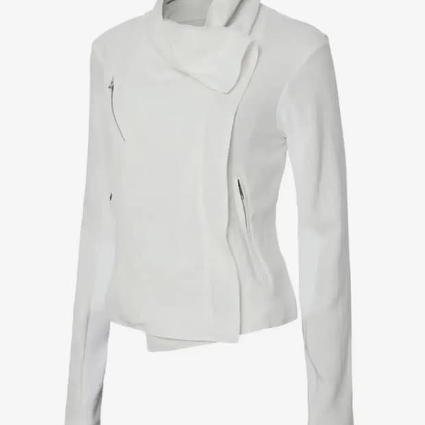 플레어업 바이커 자켓 화이트 2size