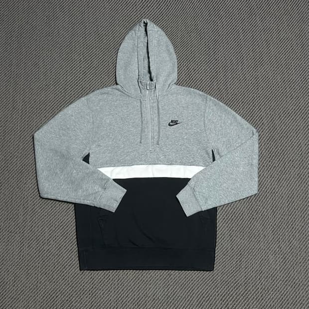 [M] Nike 나이키 배색 반집업 풀오버 후드티