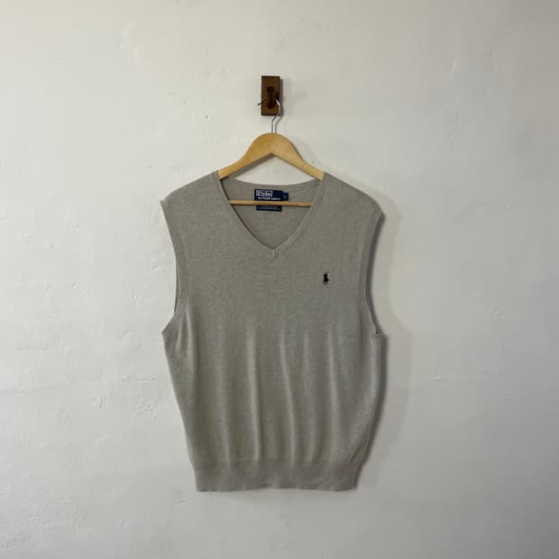 폴로 니트 베스트 